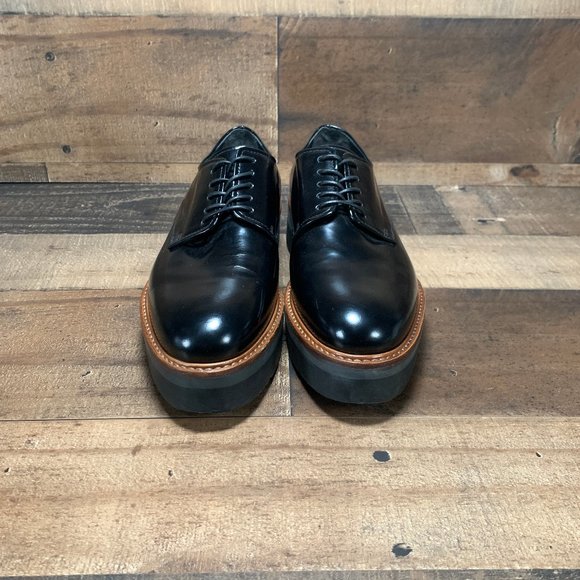 Vince Drystan Platform Patent Leather Shoes - Picture 2 of 8